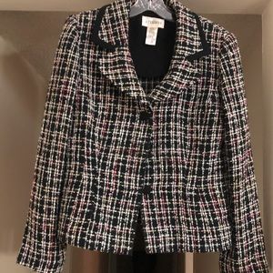 Vintage Studio I plaid Jacket size 10